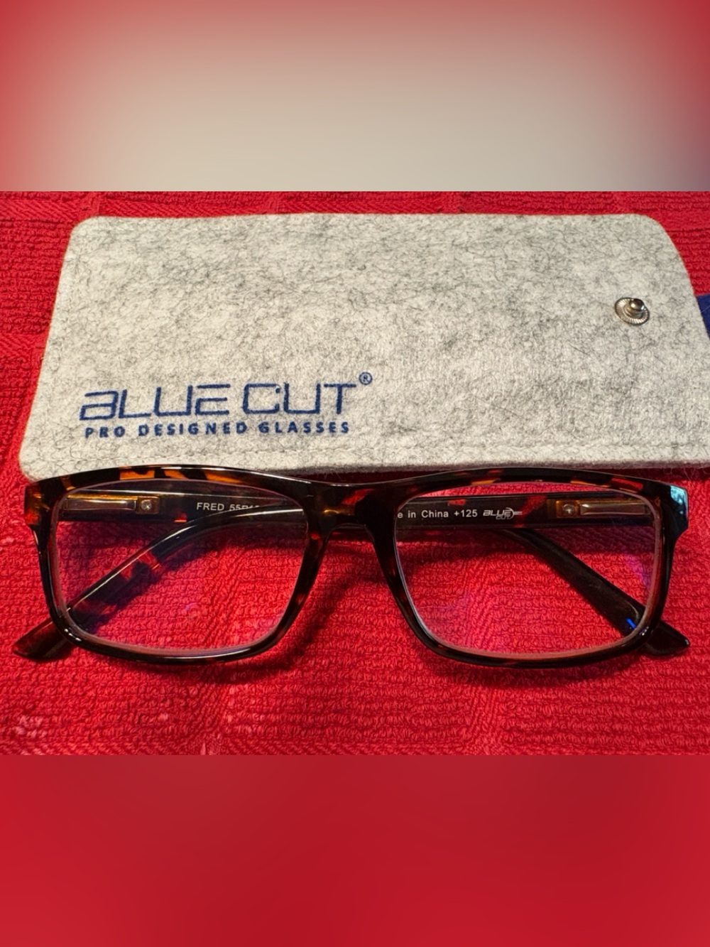 Blue Light Blocking Men's Tortoiseshell Reading Glasses - Brown